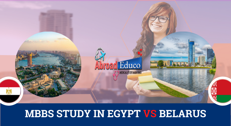 MBBS study in Egypt vs Belarus