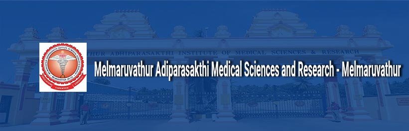 Melmaruvathur Adiparasakthi Instt. Medical Sciences and Research banner