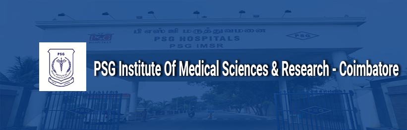 PSG Institute of Medical Sciences Banner