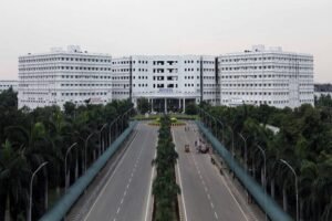Trichy SRM Medical College Hospital & Research Centre Entrance
