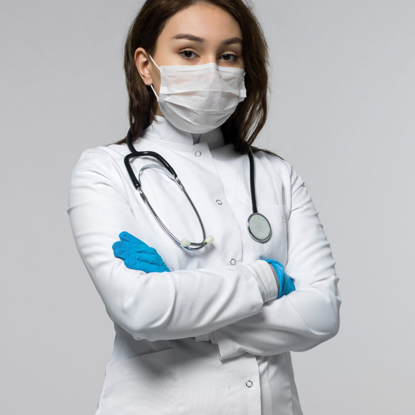 nurse-with-stethoscope-white-medical-uniform-white-protective-sterile-mask